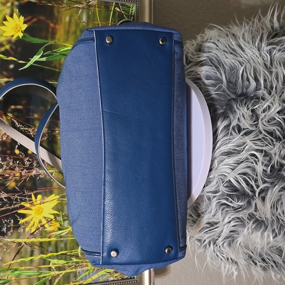 Coach Denim Horse & Carriage Shoulder Tote Bag + Matching Card Wallet Set - Picture 7 of 14